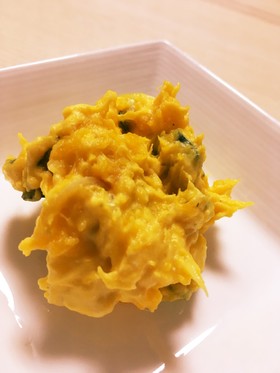 1歳5カ月幼児食☆簡単かぼちゃサラダ